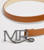 Marina Rinaldi leather logo belt 2cm - British product