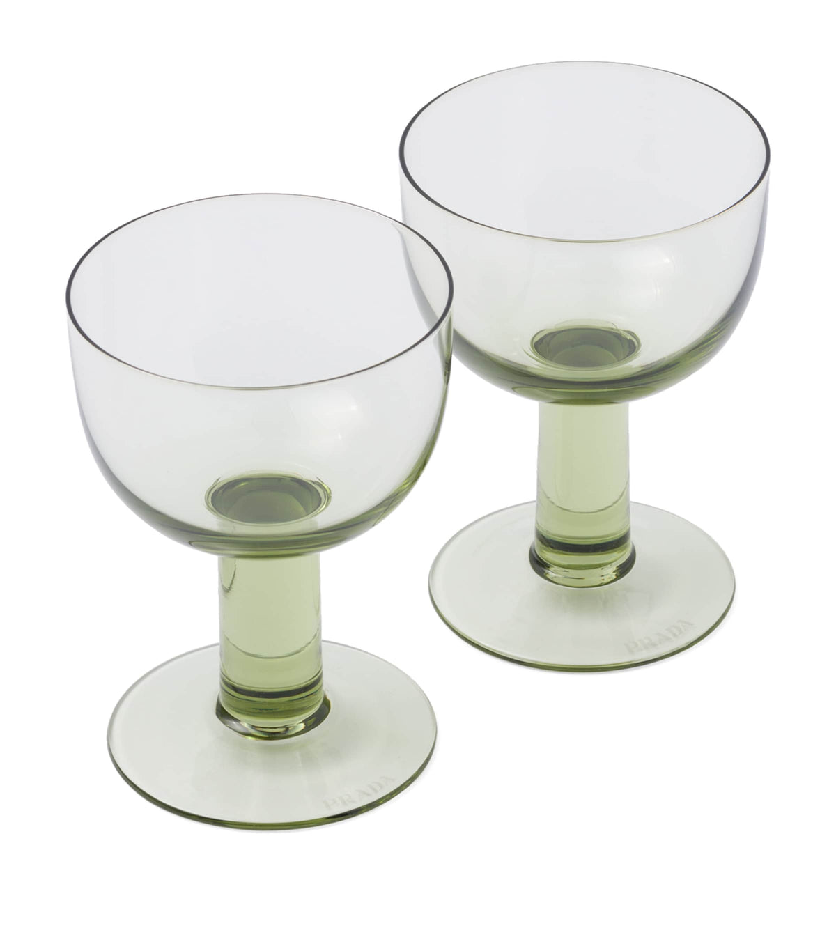 Prada red wine glasses set of 2, imported from the UK
