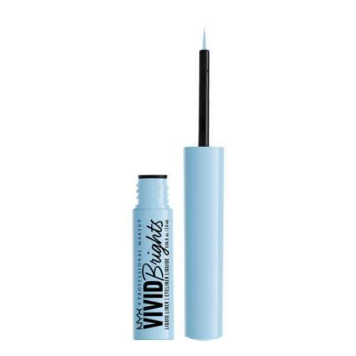 NYX Professional Makeup Vivid Brights Liquid Eyeliner GOODS Boots blue thang  