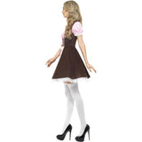 Smiffys Tavern Girl Costume brown short dress (British brand)