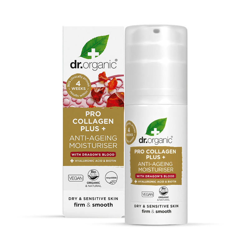 Dr Organic Pro Collagen moisturiser 50ml, imported from the UK