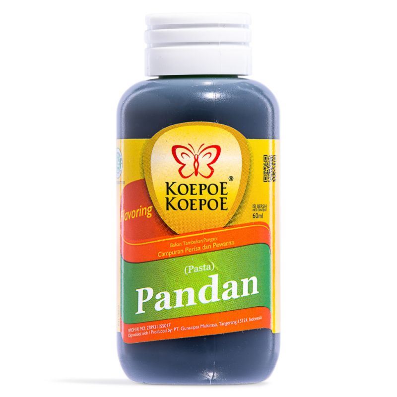 Koepoe Koepoe flavour essence pandan liquid, (British brand)