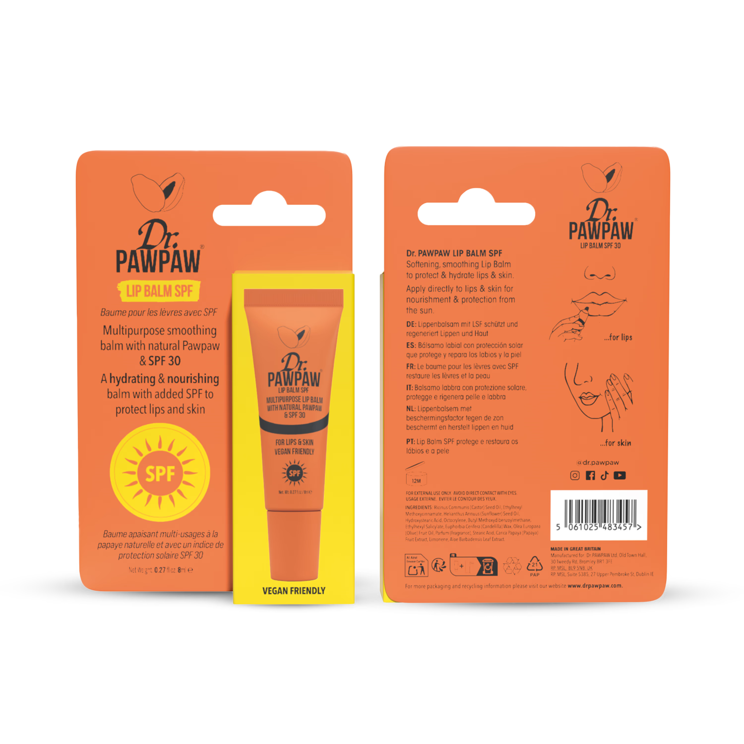 Dr PawPaw Lip Balm SPF Repair and Protect 8ml