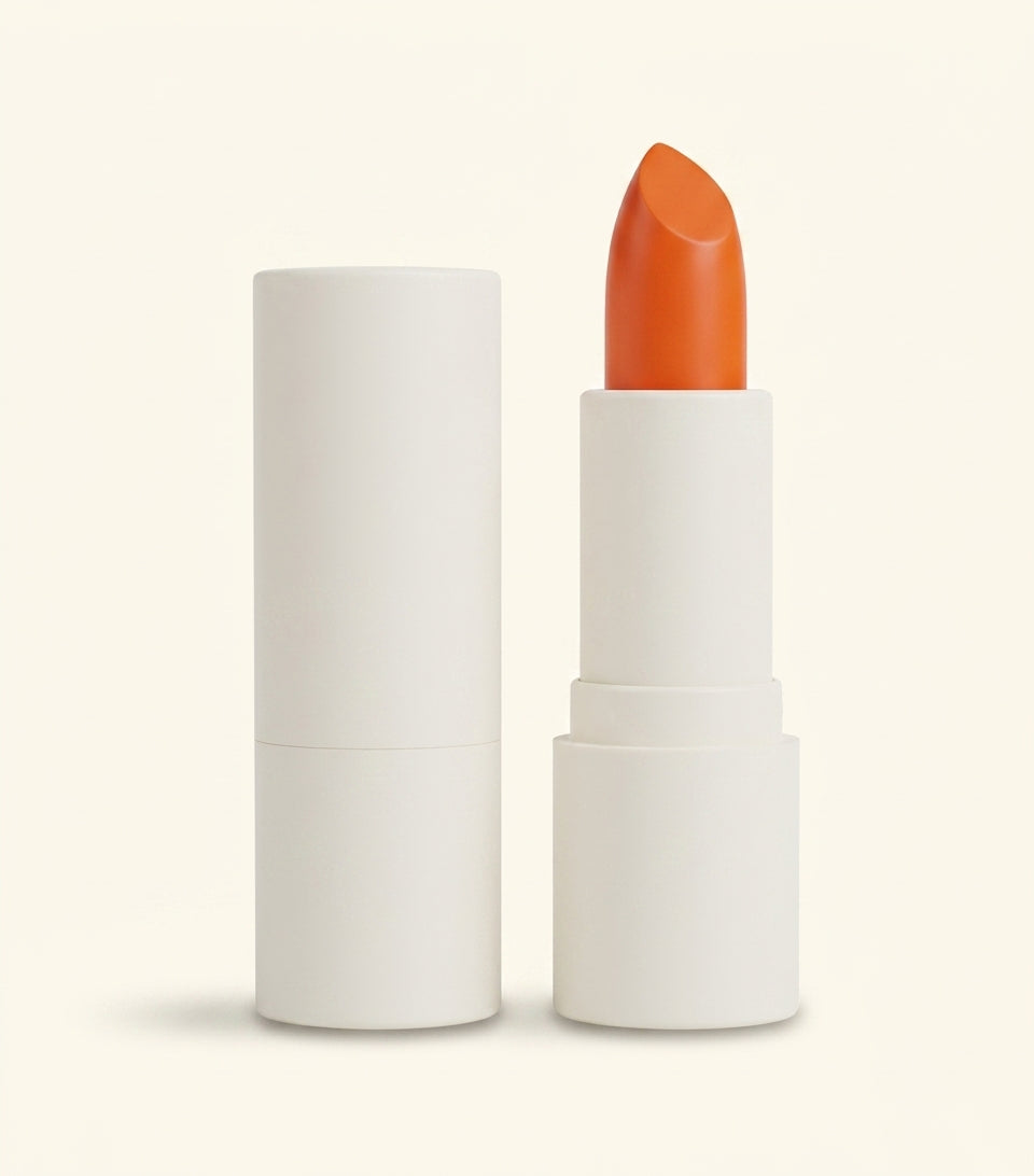Hermès Rouge Satin Lipstick 33 Orange Boîte, imported from the UK