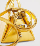 Talel metallic leather V2 baguette bag, imported from the UK