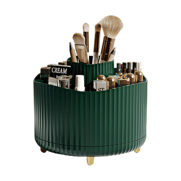 Livingandhome Tabletop Rotating Cosmetic Storage Organizer