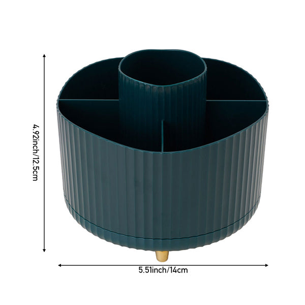 Livingandhome Tabletop Rotating Cosmetic Storage Organizer