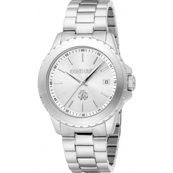 Roberto Cavalli silver watch, imported from the UK