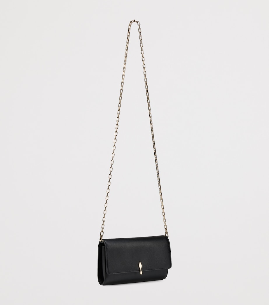 Christian Louboutin Bettina nappa leather chain wallet, imported from the UK