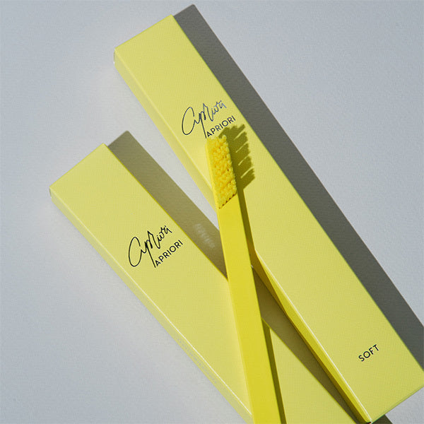 Apriori Soft Toothbrush Sunflower Yellow Silver - British product