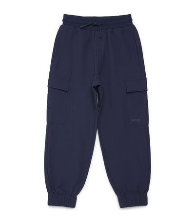 BOSS Kids Drawstring Cargo Sweatpants 4-16 Years