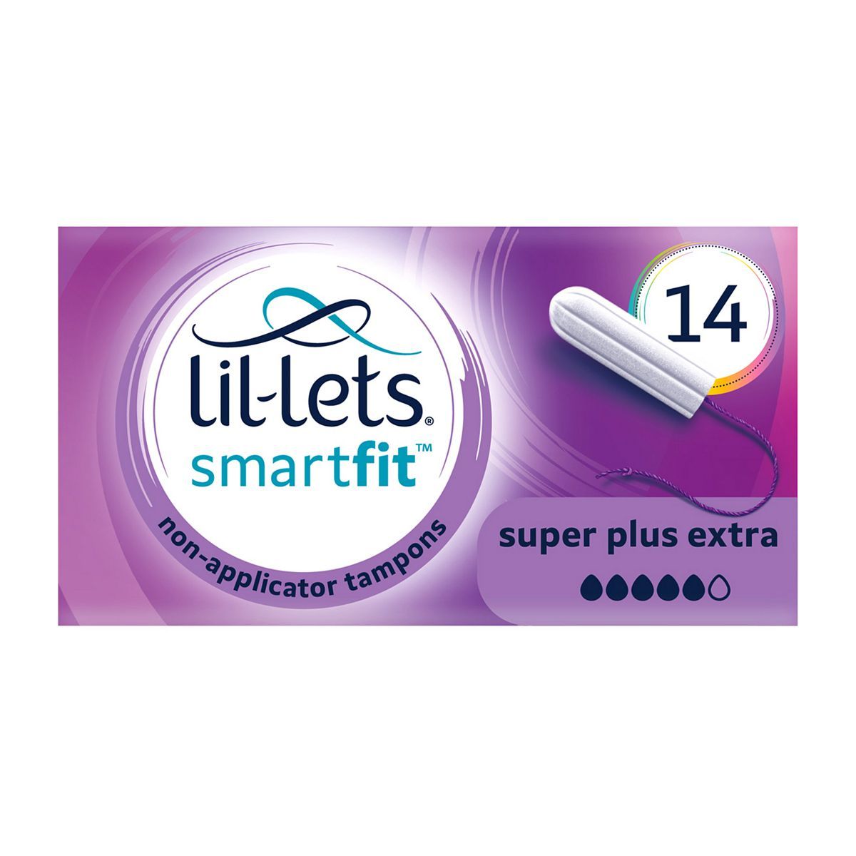 Lil-Lets Non-Applicator Tampons (SmartFit™) – Super Plus Extra – 14 pack GOODS Boots   