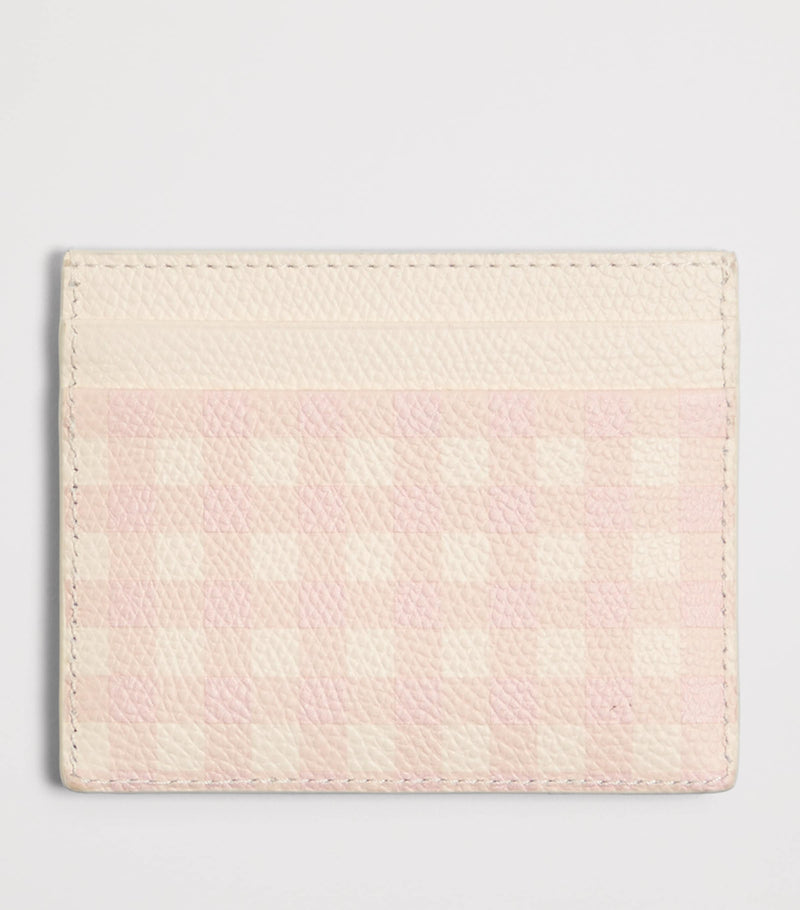 Valentino Garavani VLogo Signature grained leather card holder, imported from the UK