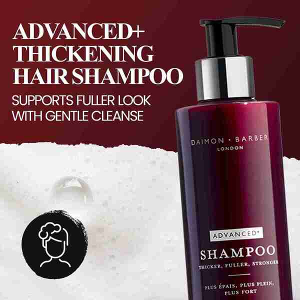Daimon Barber Advanced Plus Thicker Hair shampoo 280ml - British product