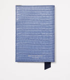 Aspinal Of London Croc-Embossed Leather Passport Cover - British product