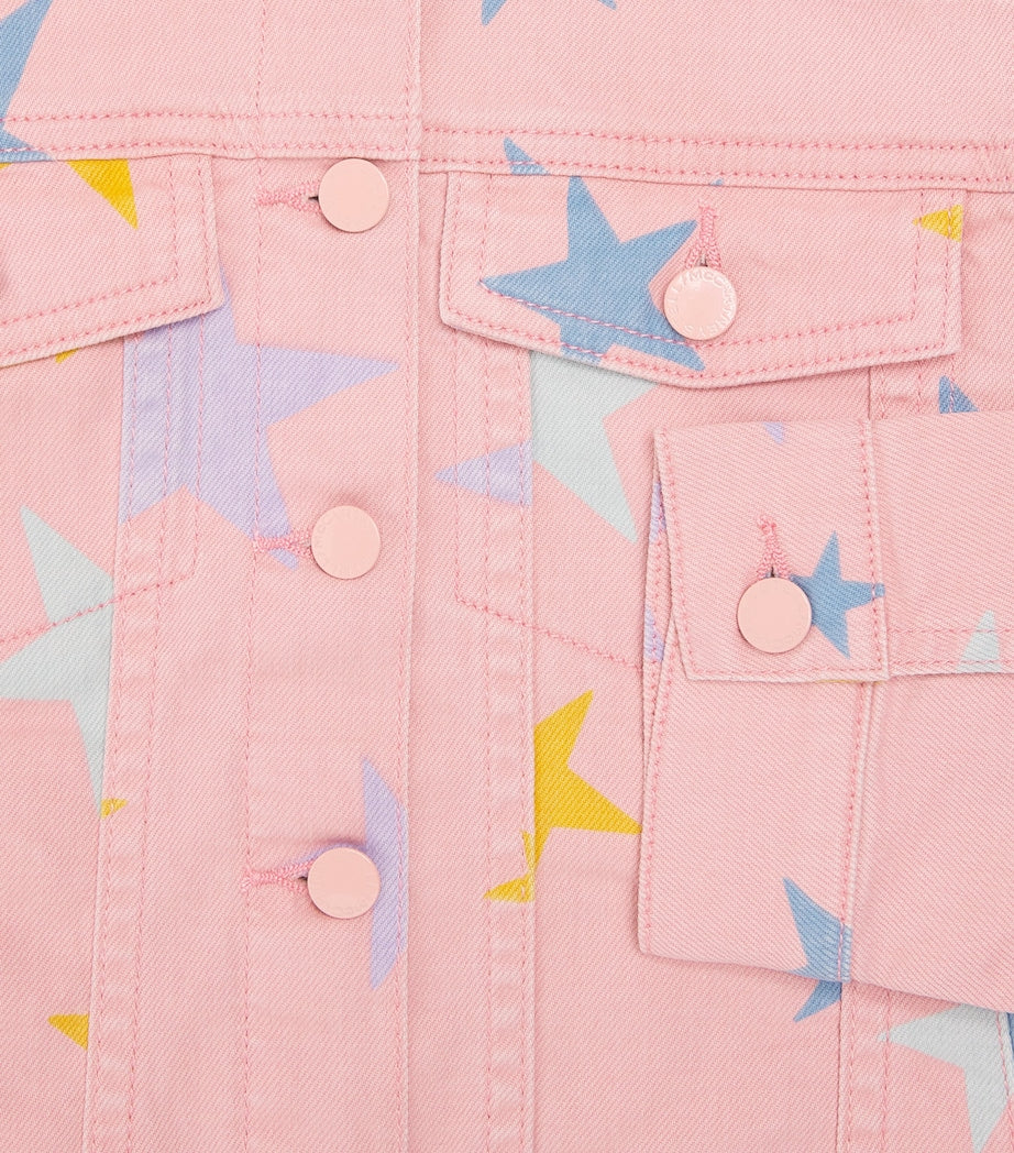 Stella McCartney kids star patch denim jacket for ages 3-14 years (British brand)