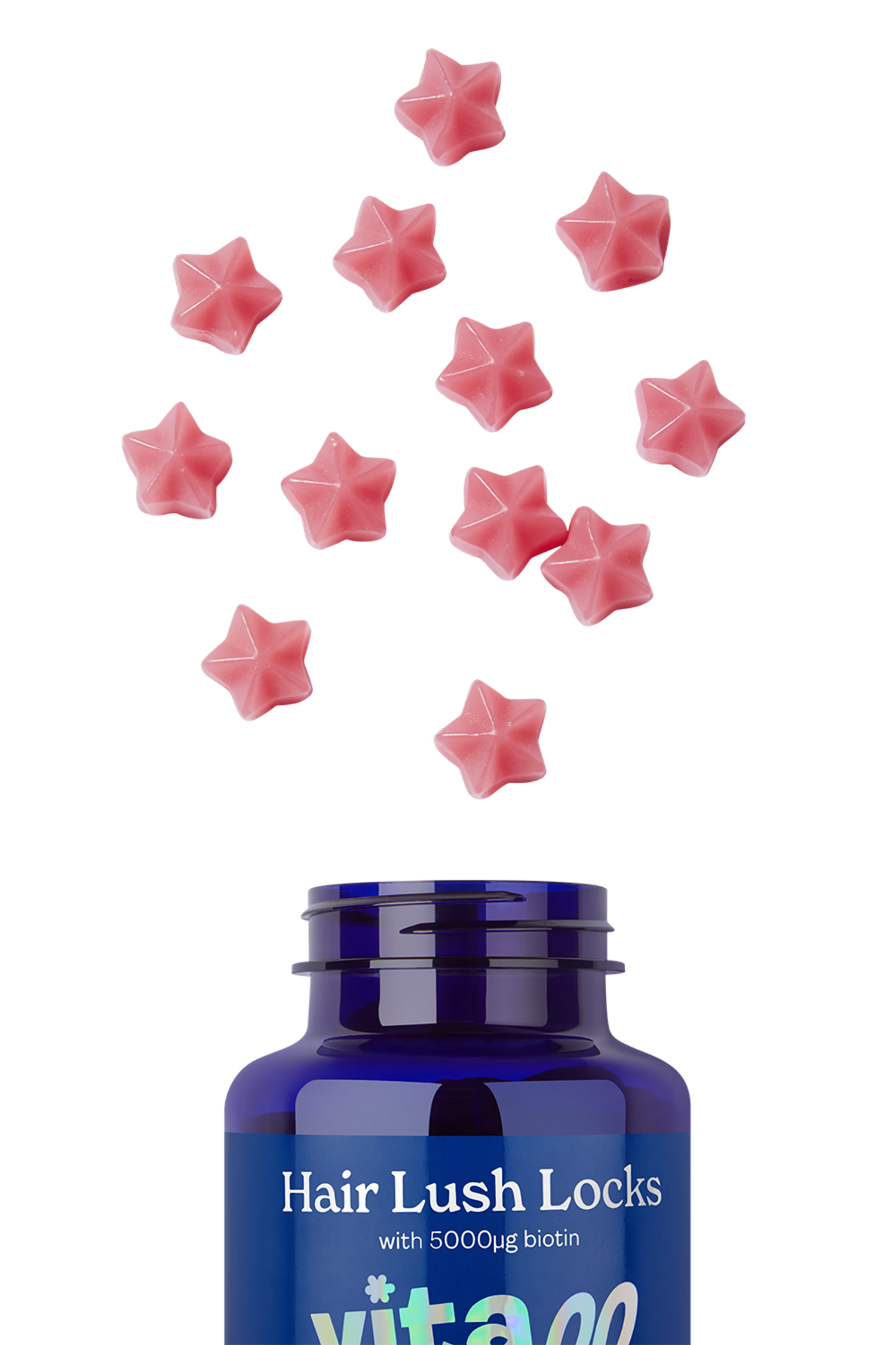 Vitawell Hair Lush Locks hair gummies 60s, imported from the UK