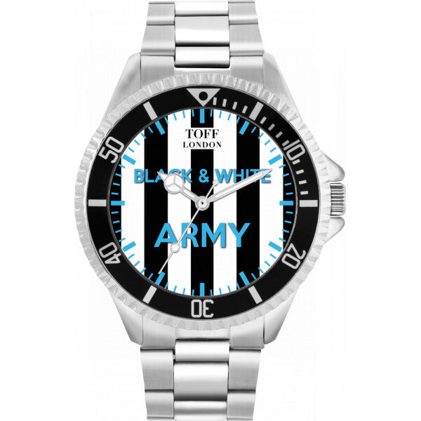 Toff London two tone men's football fan watch, UK version