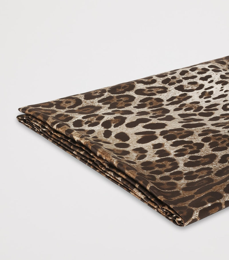 Dolce&Gabbana Casa leopard print King fitted sheet 300cm x 300cm - British product