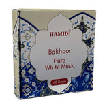 HAMIDI Bakhoor Pure White Musk 40g pack of 3, UK version