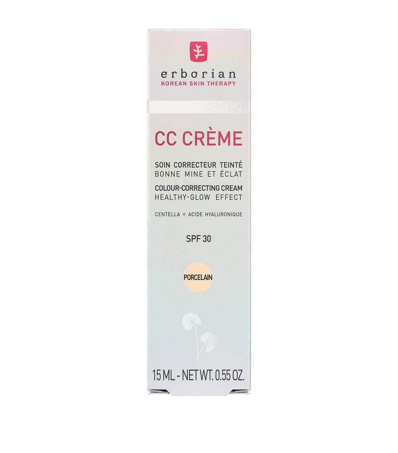 Erborian CC cream with light coverage in a 15ml tube - British product