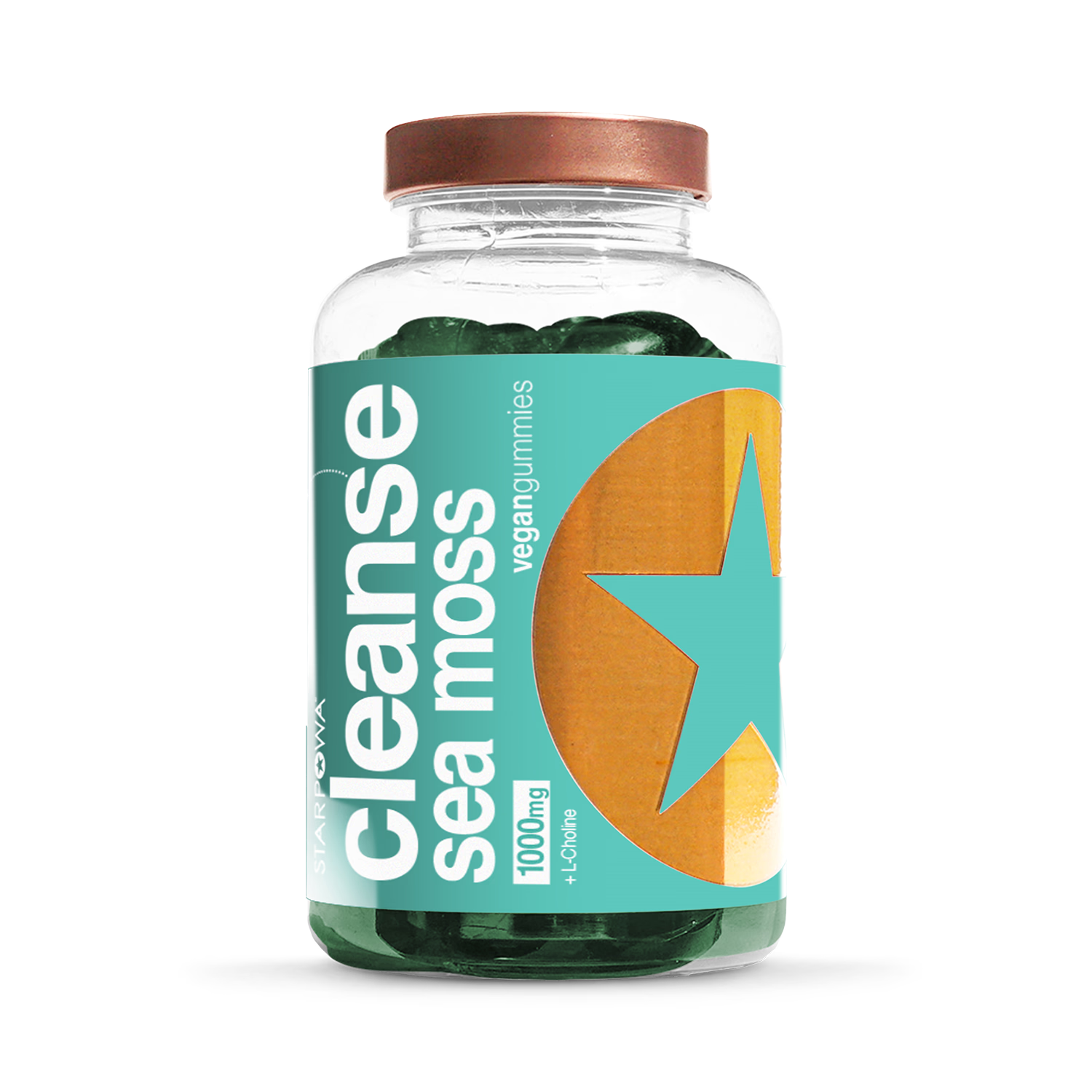 Starpowa Cleanse Sea Moss Vegan Gummies 60 count (British brand)