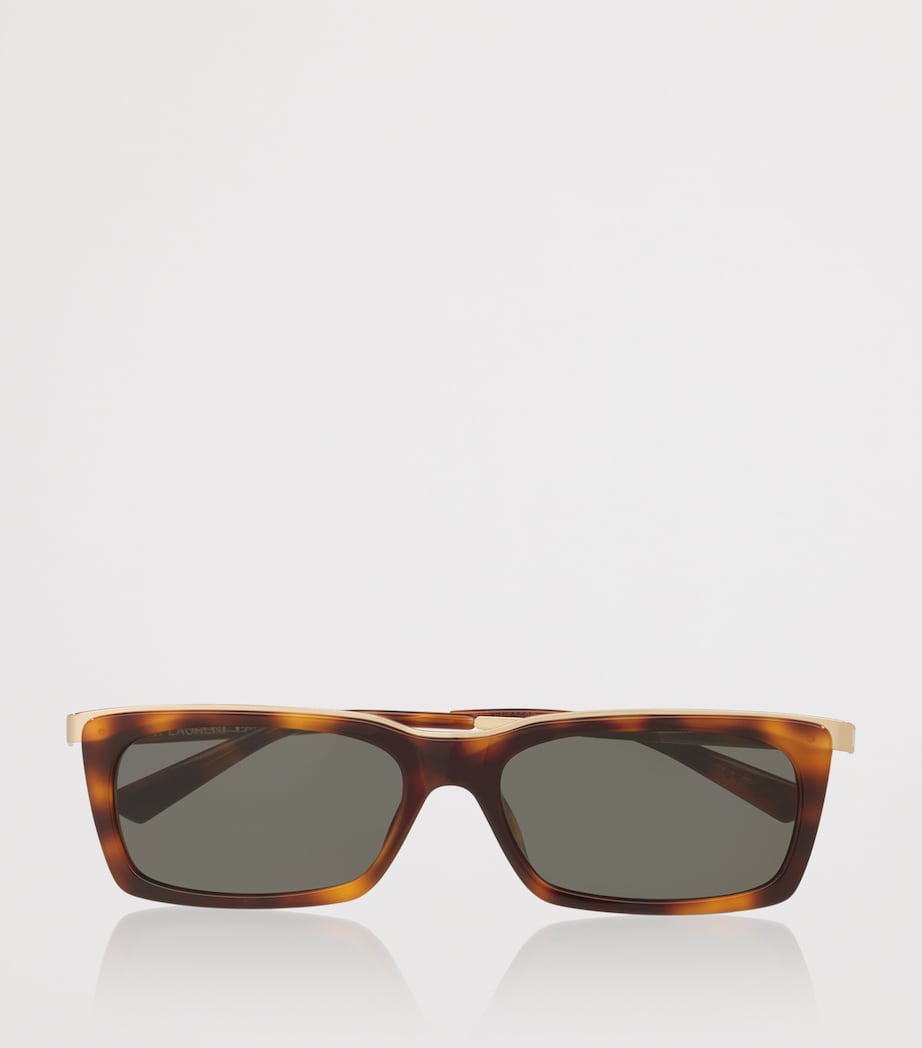 Saint Laurent acetate rectangle sunglasses (British brand)