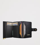 Secrid leather diamond-embossed miniwallet card holder UK version