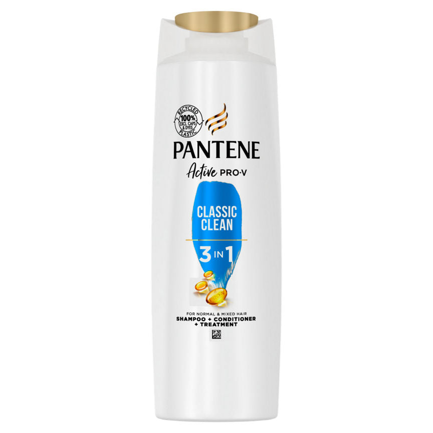 Pantene Pro-V Classic Clean 3-in-1 Clarifying Shampoo + Hair Conditioner + Treatment