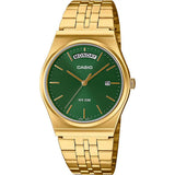 Casio gold men's watch with stainless steel bracelet, imported from the UK