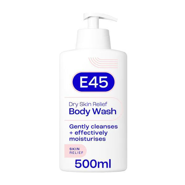 E45 Body Wash Dry Skin Relief 500ml - British product