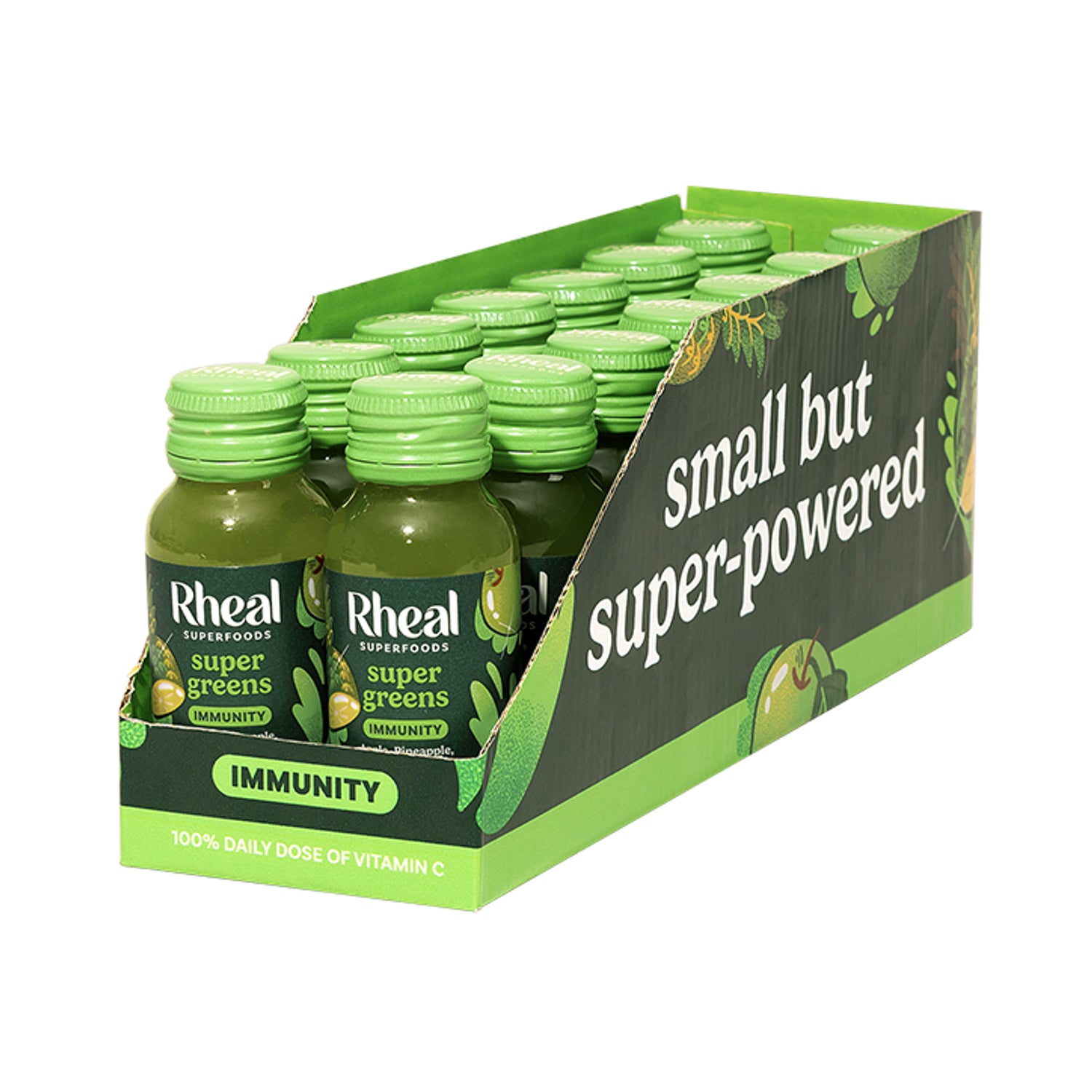 Rheal Supergreens Immunity Health Shot 60ml (British brand)