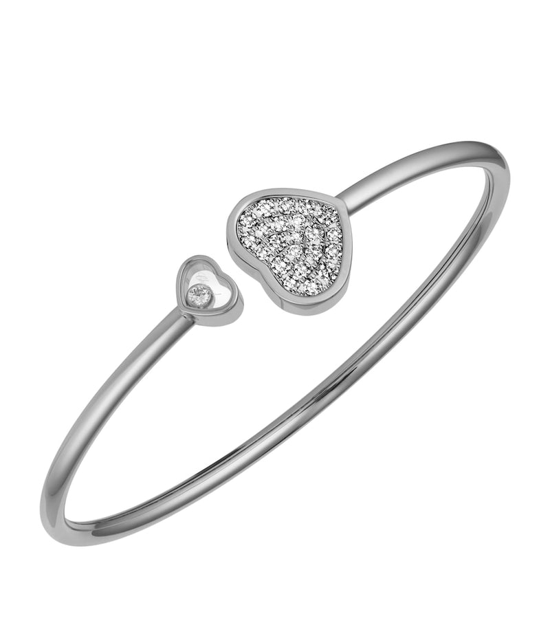 Chopard white gold diamond Happy Hearts bangle (British brand)