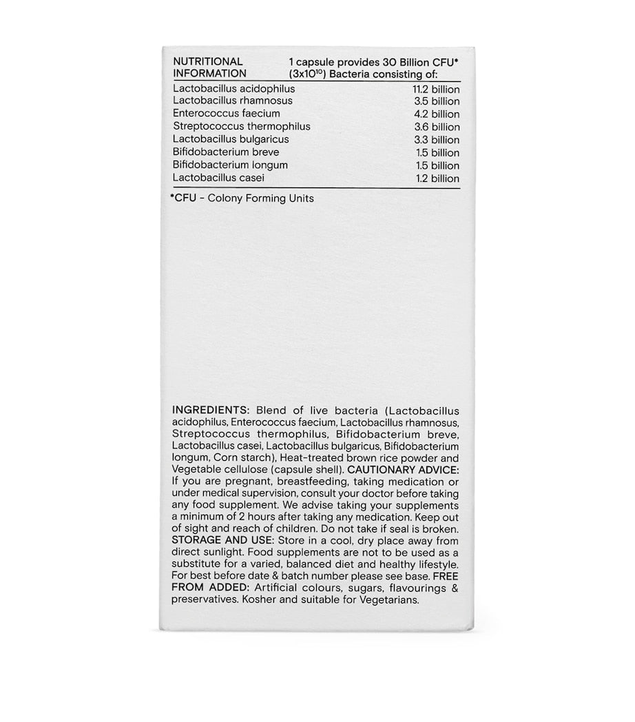 Wild Nutrition multistrain probiotic 30 capsules, UK version