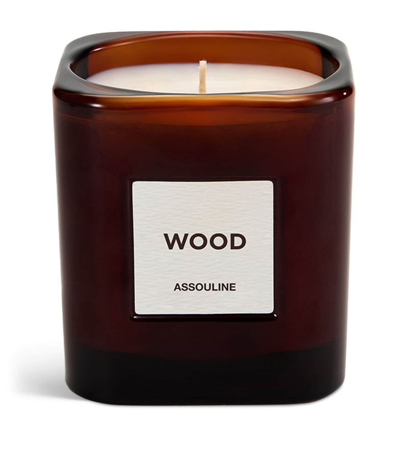Assouline Wood Candle 260g - British product