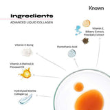 Known Nutrition marine collagen supplement summer fruit flavour 210ml, imported from the UK