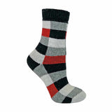 Sock Snob Ladies Checkered Wool / Silk Blend Socks