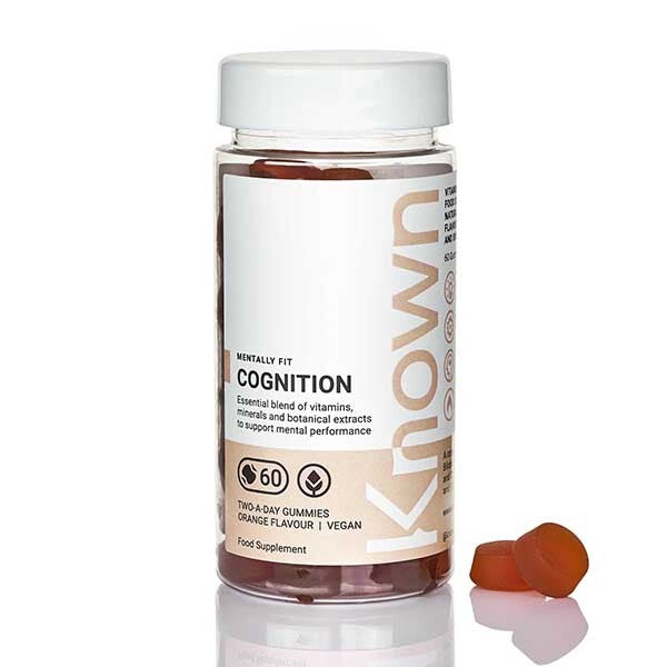 Known Cognition Orange Vegan Gummy Supplements x 60