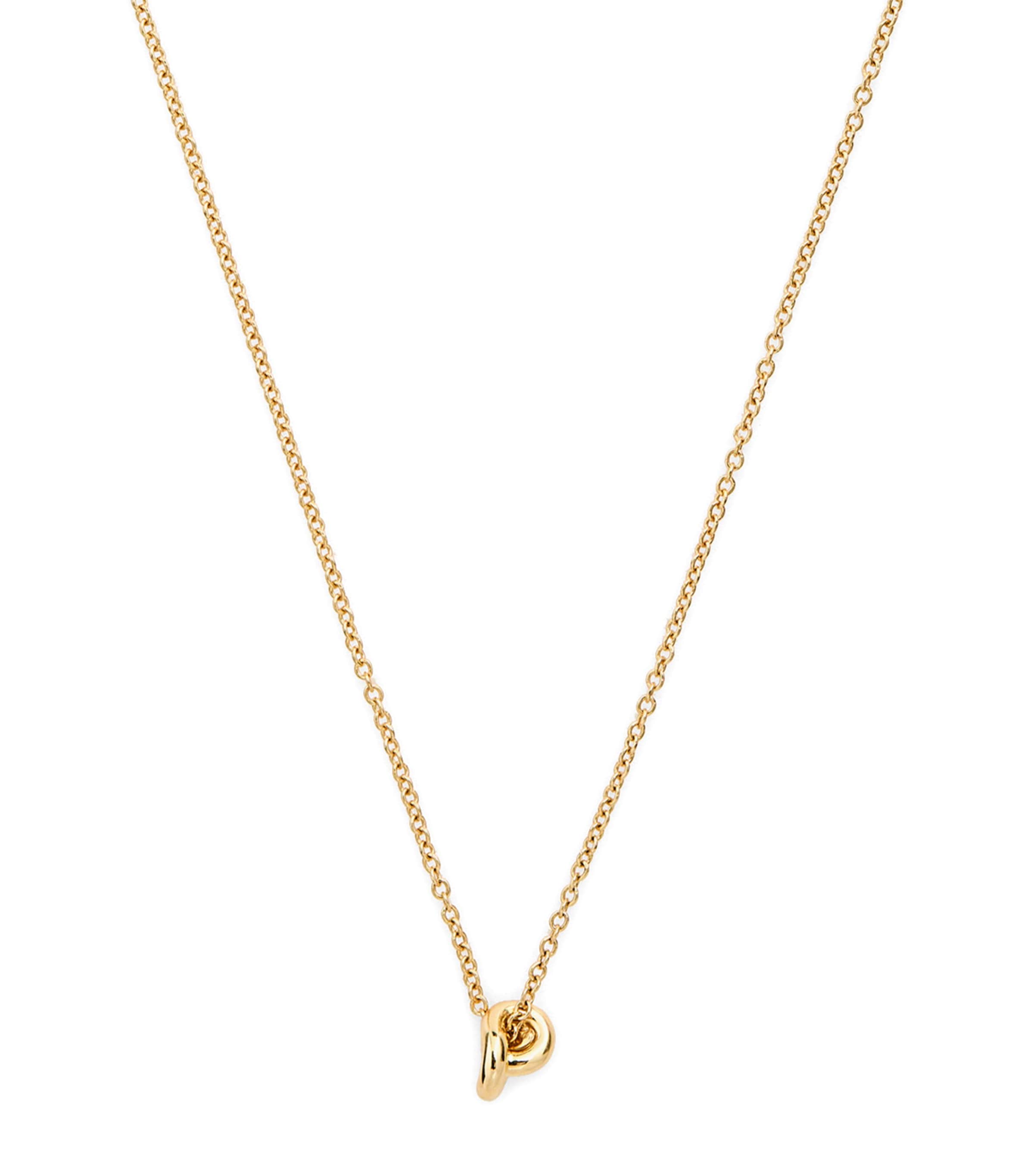 Engelbert Legacy Knot pendant necklace in yellow gold - British product
