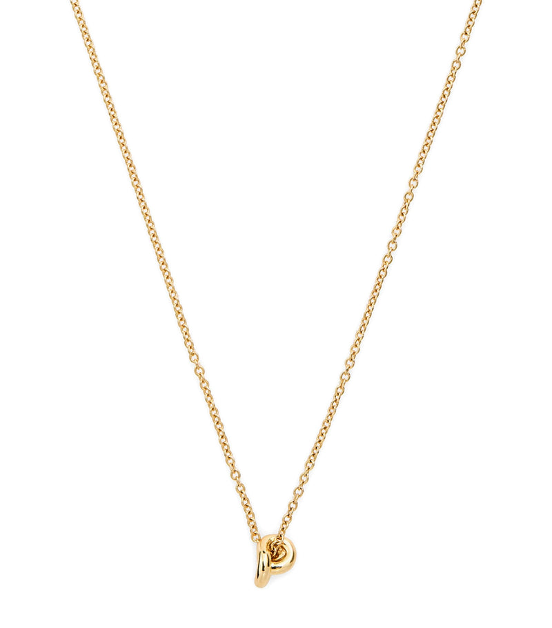 Engelbert Legacy Knot pendant necklace in yellow gold - British product