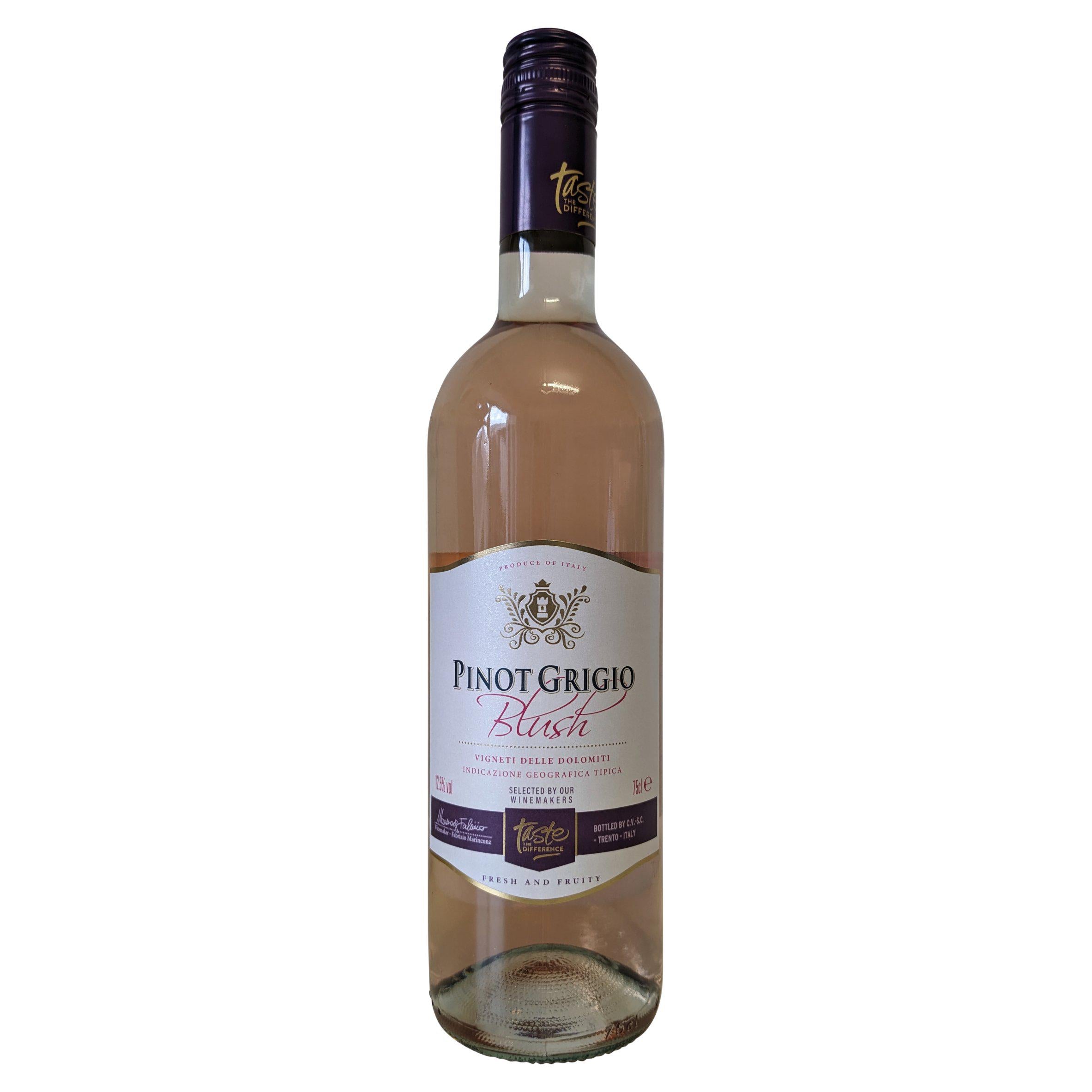 Sainsbury's Pinot Grigio Dolomiti Blush, Taste the Difference 75cl All white wine Sainsburys   