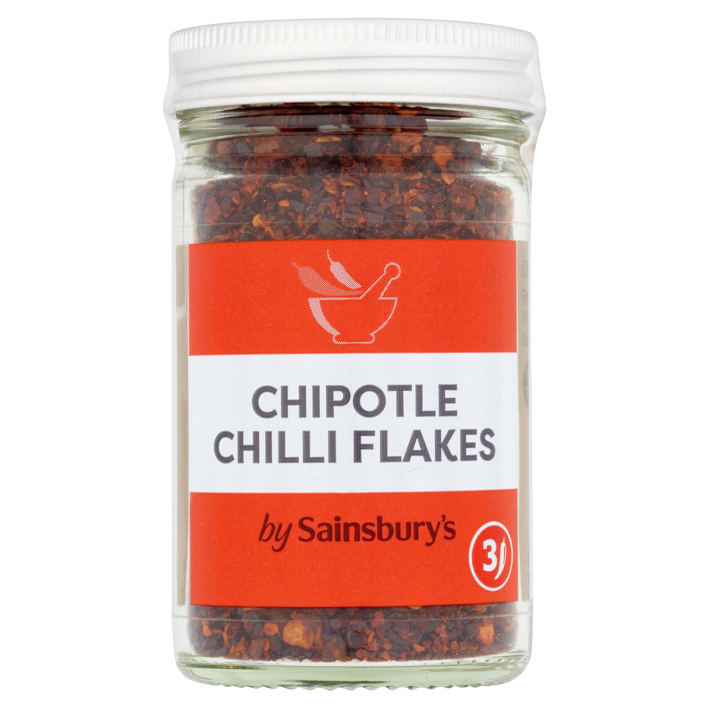 Sainsbury's Chipotle Chilli Flakes 45g Cooking sauces & meal kits Sainsburys   