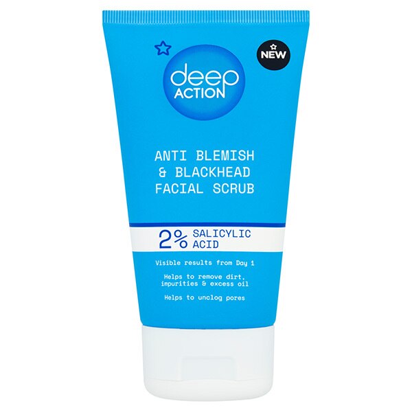 Superdrug Deep Action Facial Scrub 150ml GOODS Superdrug   