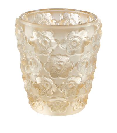 Harrods Lalique Crystal Anemone Candle Holder- Buy online at McGrocer
