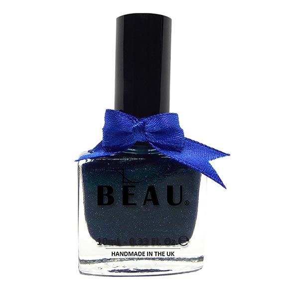 BEAU Polish Andromeda Nebula Holo Nail Polish 10ml GOODS Superdrug Dark blue holo  