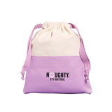Noughty drawstring bag for haircare essentials - British product