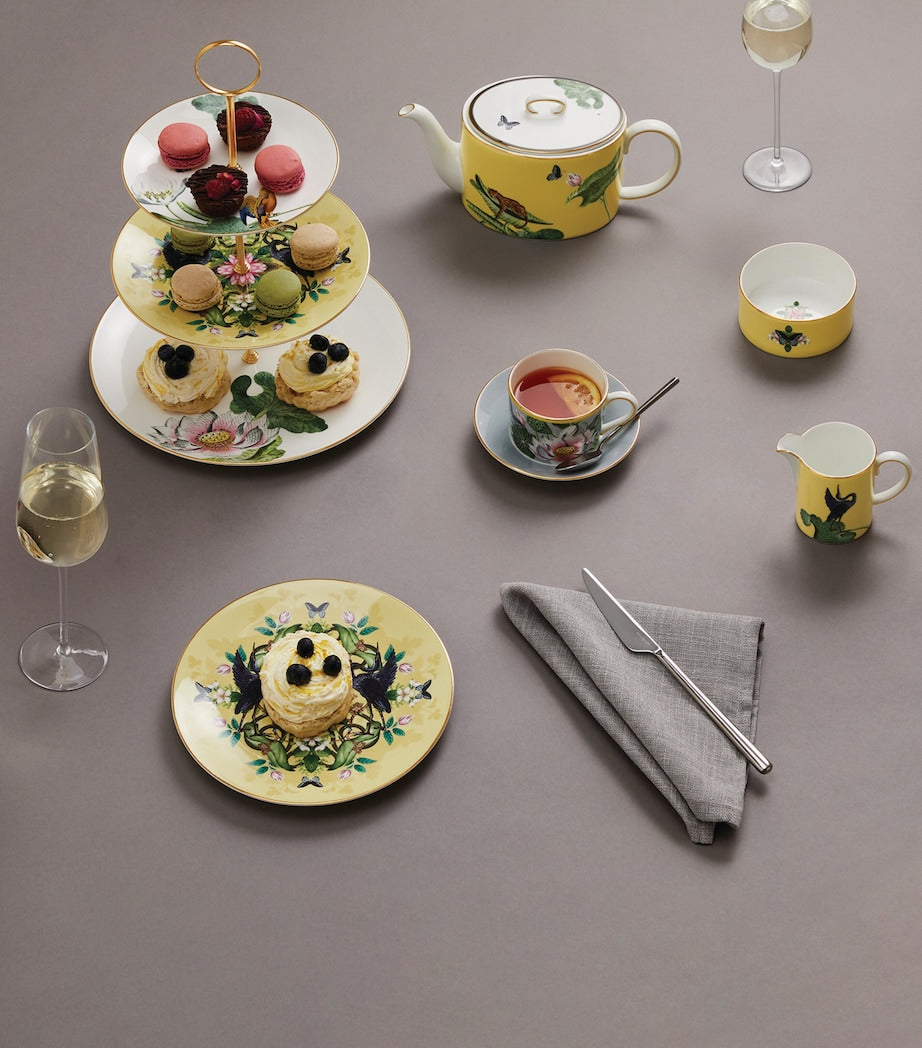 Wedgwood Wonderlust Waterlily 3-Tier Cake Stand