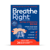 Breathe Right Extra Strength nasal strips 26 count - British product