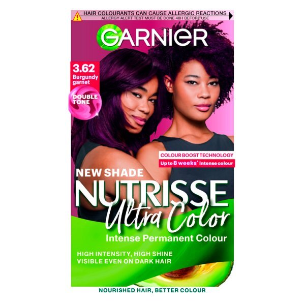 Garnier Nutrisse Permanent Hair Dye Burgundy Garnet 3.62 GOODS Superdrug   