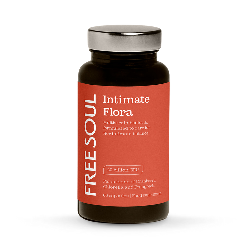 Free Soul intimate flora capsules 60 capsules, imported from the UK